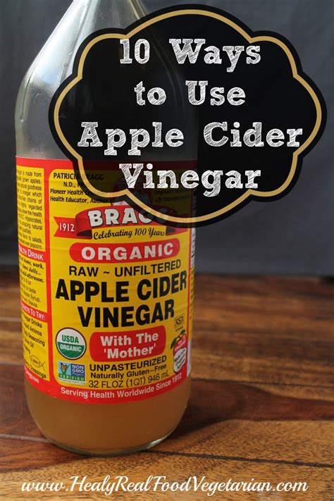 Ways To Use Apple Cider Vinegar Healy Eats Real