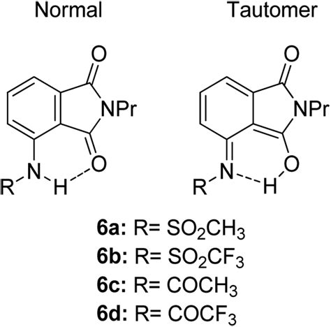 Chemical Structures Of Phthalimide Of The Normal Amide Form And Its