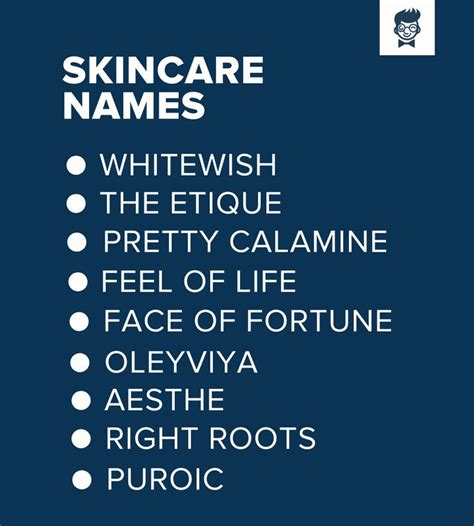 2650 Skin Care Business Name Ideas And Domains Generator Guide