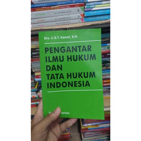 Jual Pengantar Ilmu Hukum Dan Tata Hukum Indonesia Drs Cst Kansil S