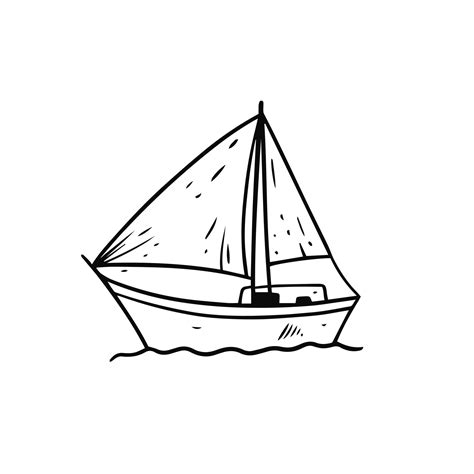 Hand Drawn Ship