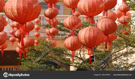 Beautiful Red Lanterns Chinese New Year Stock Photo by ©leungchopan ...