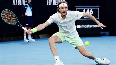 Stefanos Tsitsipas beats Jordan Thompson at Australian Open | ATP Tour ...