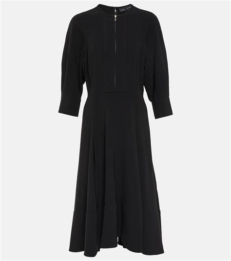 Cr Pe Midi Dress In Black Proenza Schouler Mytheresa