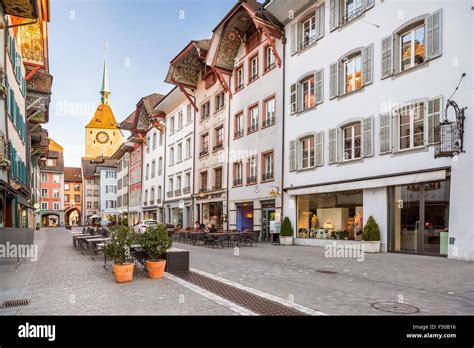 Old town Aarau, Canton Aargau, Switzerland Stock Photo - Alamy