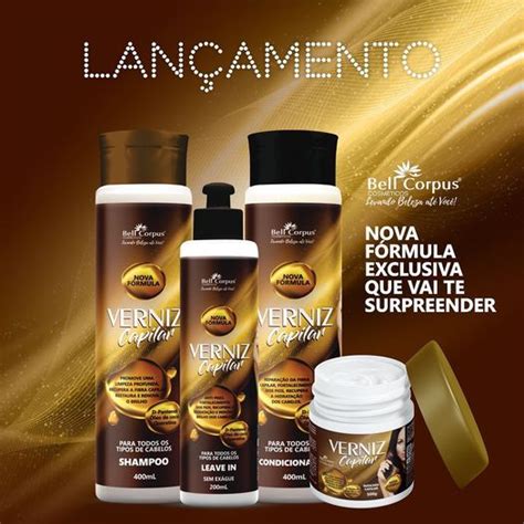 kIT VERNIZ CAPILAR BELL CORPUS 4 ITENS Atacadão dos Cosméticos Macapá