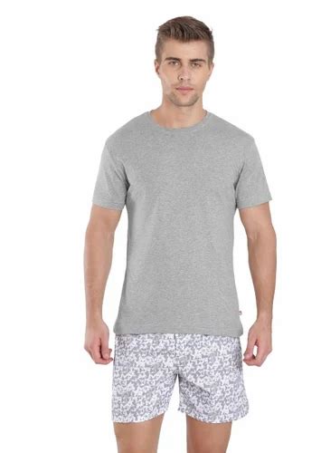 Plain Cotton Grey Melange Round Neck Inner T Shirt At Rs 279 In Kakinada