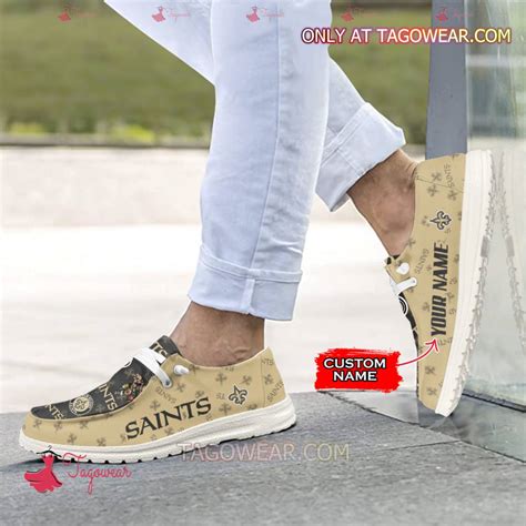 NFL New Orleans Saints Personalized Shoes Tagowear