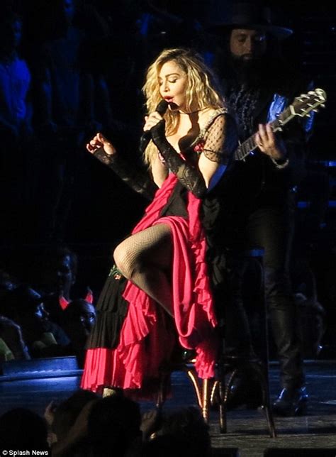 Madonna Pulls Down A Female Fans Top And Exposes Her Bare Breast In