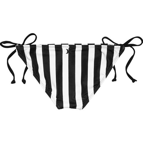 Hurley Surfside Stripe Tie Side Bikini Bottom Women S Clothing