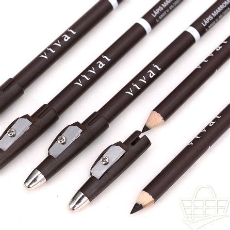 Lapis De Olho Marrom - LÁPIS De Olho MARROM COM APONTADOR VIVAI | Shopee Brasil
