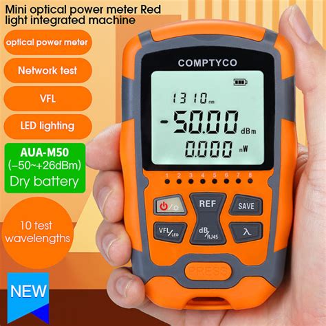 COMPTYCO AUA M50 Mini 4 In 1 Multifunction Optical Power Meter Visual