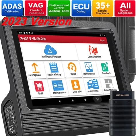 Launch X V Pro Elite Obd Scanner Diagnostic Bi Directional Tool Ecu