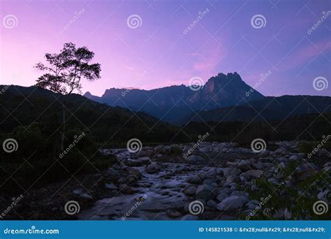 Sunrise Mount Kinabalu stock photo. Image of kinabalu - 145821538