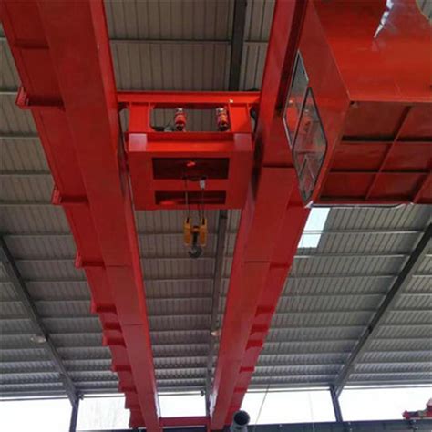 50 Ton Main And Auxiliary Hook Double Girder Overhead Crane European