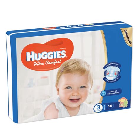 HUGGIES Plenky Ultra Comfort 3 5 8 Kg 58 Ks LacinaDrogerie Cz