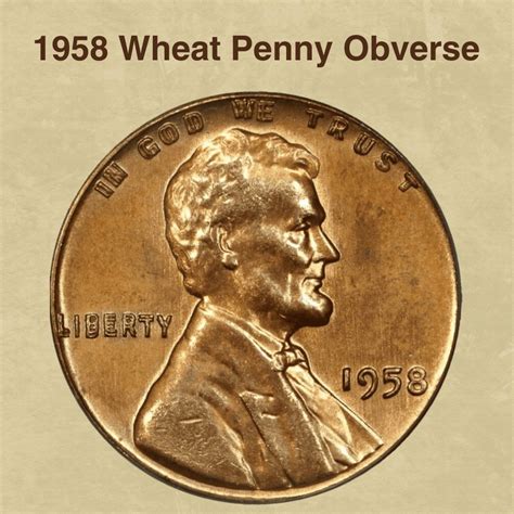 1958 Wheat Penny Coin Value Errors List D No Mint Mark Worth