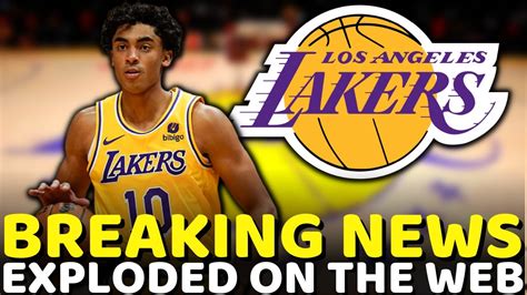 🏀🔥 La Breaking News Lakers Confirms A Big Surprise Lakers Update