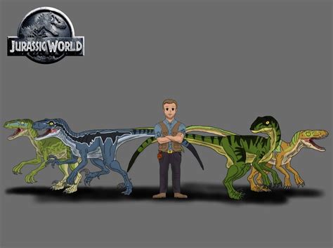 Raptor Squad W Owen Grady By TrefRex On DeviantArt Jurassic Park