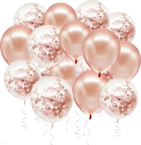 Girlanda Balonowa Balony Rose Gold Na Urodziny Zestaw Balon W