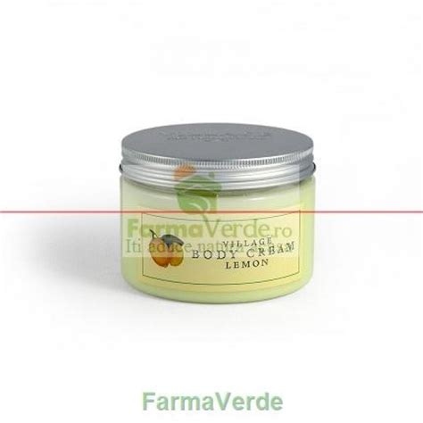 Crema De Corp Cu Lamaie 450 Ml Village Cosmetics