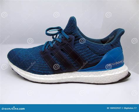 Blue Adidas Ultra Boost 30 Editorial Photography Image Of Primeknit