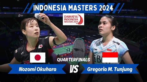 QF Nozomi Okuhara JPN Vs Gregoria Mariska Tunjung INA Indonesia