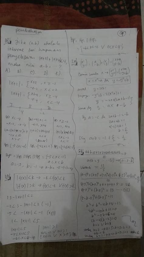 Kunci Soal UTBK 2019 Matematika Saintek Konsep Matematika KoMa