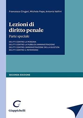 Lezioni Di Diritto Penale Papa Michele Vallini Antonio Cingari