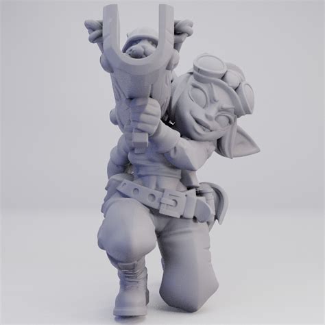 Hot Goblin リス投げゴブリン ミニチュア ホットゴブリン 発射準備OK