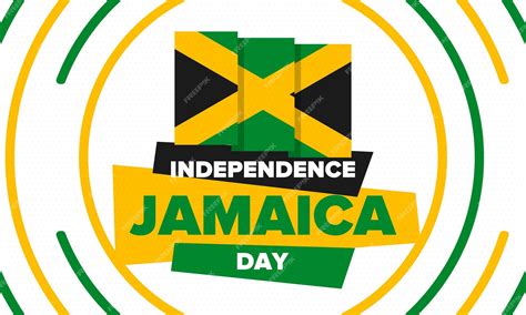 Premium Vector | Jamaica independence day independence of jamaica ...