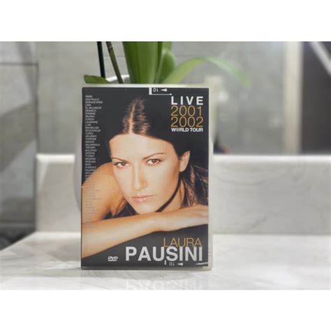 DVD LAURA PAUSINI LIVE 2001 2002 WORLD TOUR Shopee Brasil