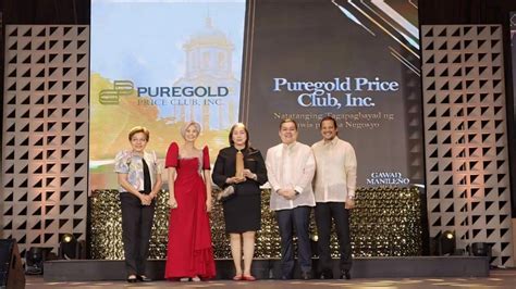 puregold honored    outstanding companies individuals