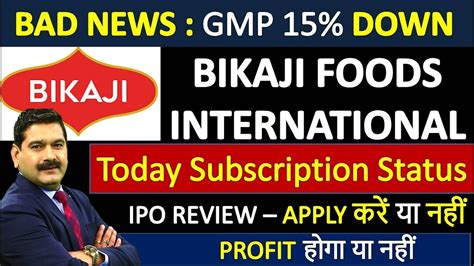 Bikaji Foods International Ipo Review Bikaji Foods International Ipo Gmp Today Bikaji Ipo