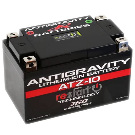 Ag Atz10 Rs Atz 10 Antigravity 12v 360 Ca Re Start Lithium Ion Battery