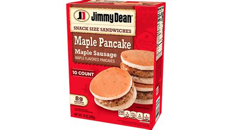 Maple Pancake And Sausage Snack Size Sandwiches Jimmy Dean® Brand