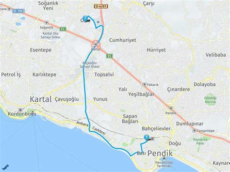 İstanbul Kartal Orta Mahalle İstanbul Pendik Merkez Harita İstanbul