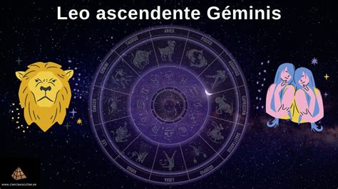 Leo ascendente Géminis brillantes y sociables Ciencias ocultas