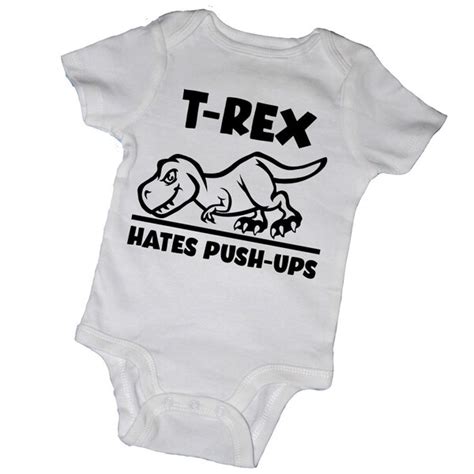 T Rex Hates Pushups Etsy