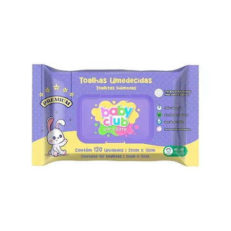 TOALHA UMEDECIDA BABY CLUB ULTRA CARE 120 UNIDADES Farma Digital