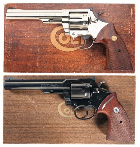 Two Boxed Colt Trooper Revolvers Rock Island Auction