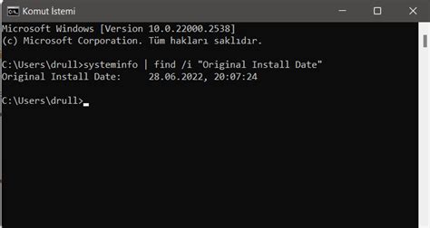 Windows Kurulum Tarihi Renme Kolay Y Ntem Teknobird