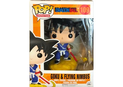 Funko Pop! Animation Dragonball Goku & Flying Nimbus Figure #109 - US