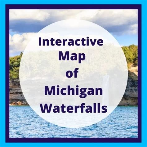 Waterfalls Upper Peninsula Attractions Map