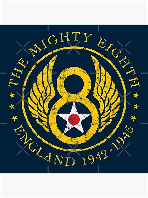 Mighty Eighth 8th Air Force Poster For Sale By 909apparel Redbubble