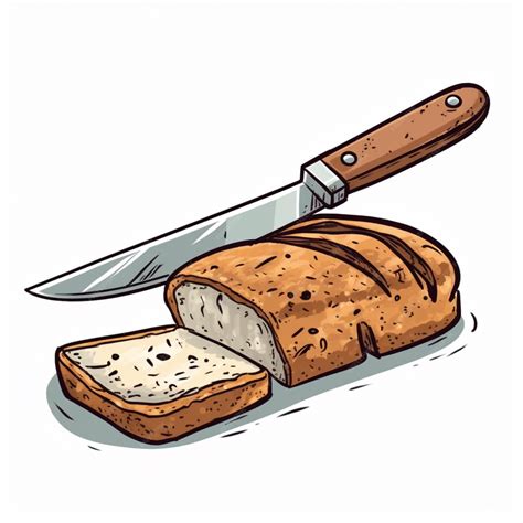 drawing of a loaf of bread 1