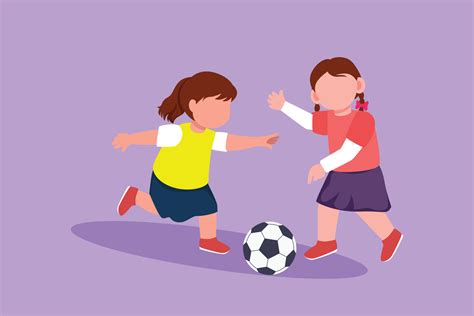 Little Girl Playing Soccer Drawing at Michael Birdwood blog 