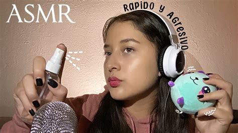 ASMR Rapido Y Agresivo Mouth Sounds YouTube