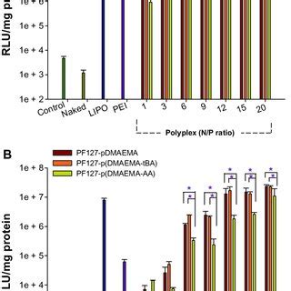 Cell Viabilities Of Copolymers And Their Copolymer Pdna Polyplexes In