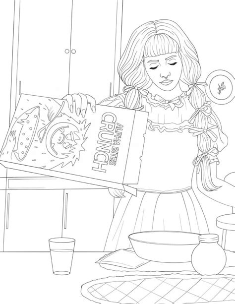 Melanie Martinez Coloring Pages